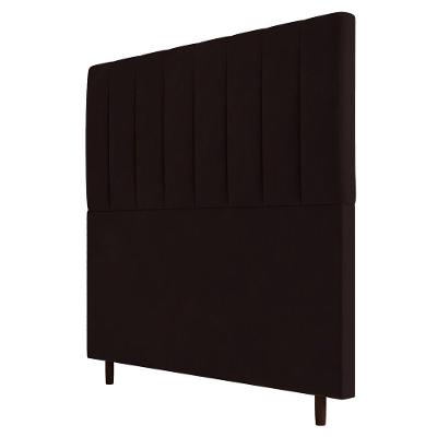 Cabeceira Cama Box Solteiro Itália 90cm Corano Marrom