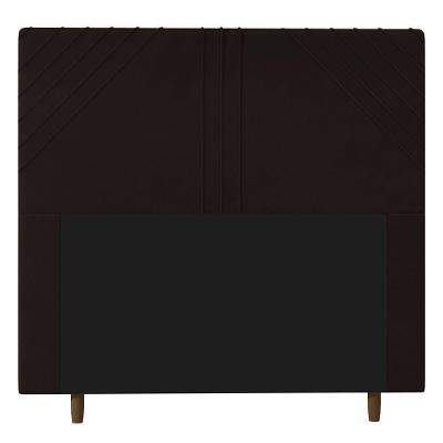 Cabeceira Cama Box Solteiro Lisboa 90cm Corano Marrom