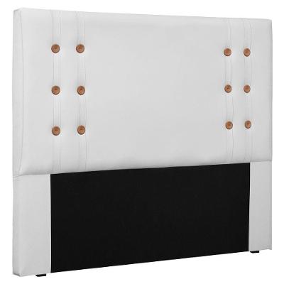Cabeceira Estofada Box Casal Queen Size 160cm Branco