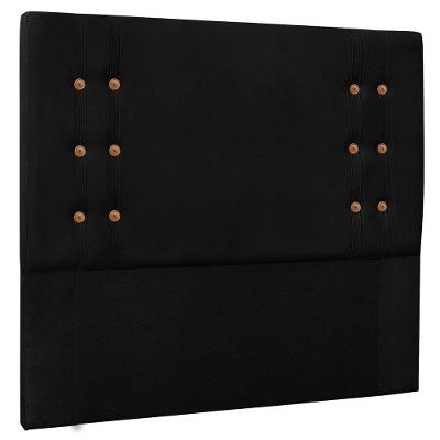 Cabeceira Estofada Box Casal Queen Size 160cm Preto
