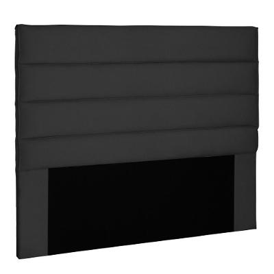 Cabeceira Estofada Box Casal Queen Size 160cm Suede Preto