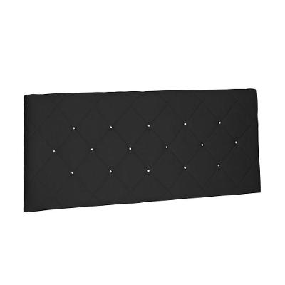 Cabeceira Painel Tânia Casal 140cm Suede Preto