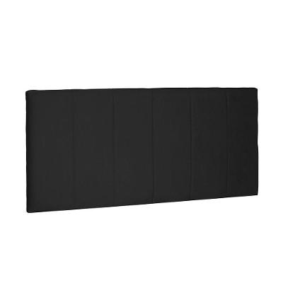 Cabeceira Painel Arizona Casal 140cm Suede Preto