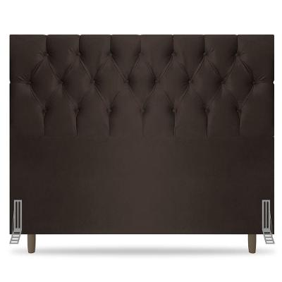 Cabeceira Cama Box Casal Madrid 140cm Corano Marrom