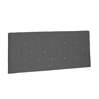 Cabeceira Painel Tânia Queen 160cm Suede Cinza
