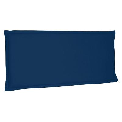 Cabeceira Estofada Box Casal King Veneza 195cm Azul Marinho