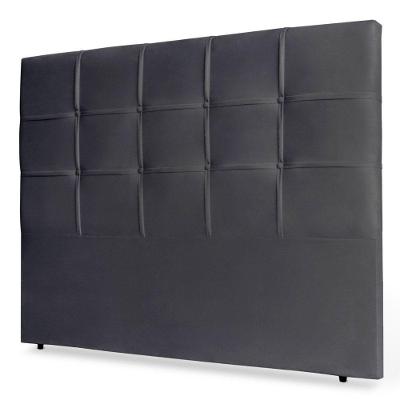 Cabeceira Estofada Box Casal Queen Size 160cm Cinza