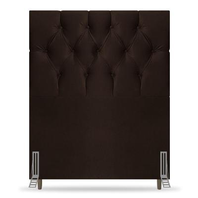 Cabeceira Cama Box Solteiro Madrid 90cm Corano Marrom