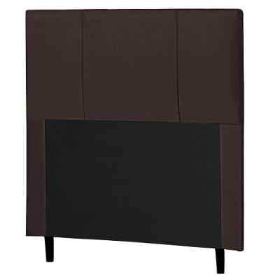 Cabeceira Cama Box Solteiro Donna 90cm Corano Marrom