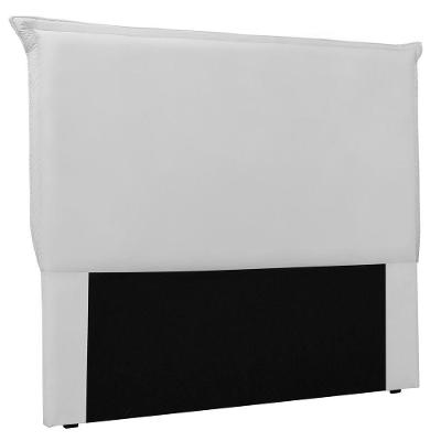 Cabeceira Estofada Box Casal Queen Size Veneza 160cm Branco