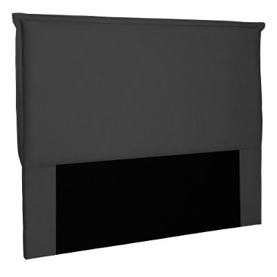 Cabeceira Estofada Box Casal Queen Size Veneza 160cm Preto