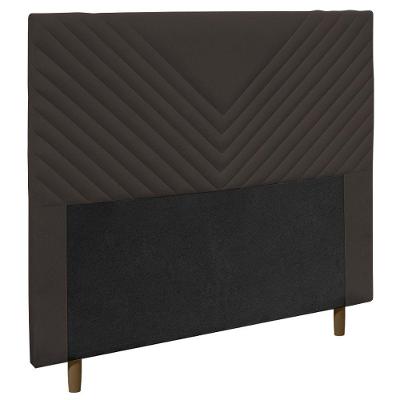 Cabeceira Cama Box Casal Queen Size Viena 160cm Marrom