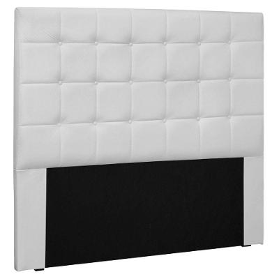 Cabeceira Estofada Cama Box Casal 140cm Corano Branco