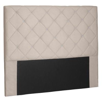 Cabeceira Estofada Box Casal Queen Size Tânia 160cm Bege