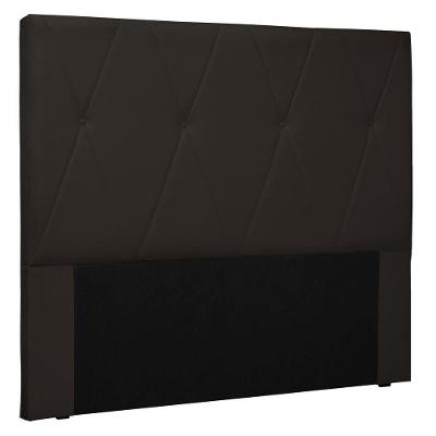 Cabeceira Estofada Cama Box Casal 140cm Corano Marrom