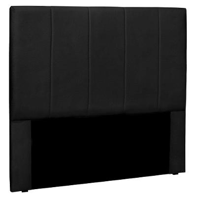 Cabeceira Estofada Box Casal Queen Size Ravenna 160cm Preto