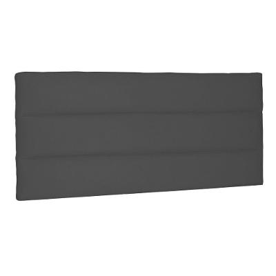 Cabeceira Painel Estofada Box Casal King 195cm Suede Cinza