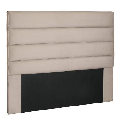 Cabeceira Estofada Cama Box Casal 140cm Suede Bege