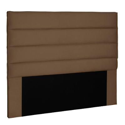 Cabeceira Estofada Cama Box Casal 140cm Suede Caramelo