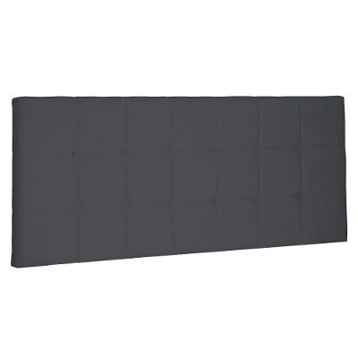 Cabeceira Painel Estofada Cama Box Casal 140cm Suede Cinza