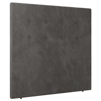 Cabeceira Cama Box Casal Queen Size Luana 160cm Veludo Cinza