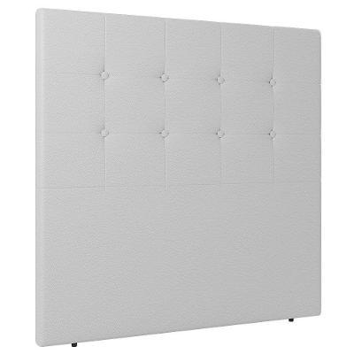 Cabeceira Cama Box Solteiro Luana 90cm Sintético Branco