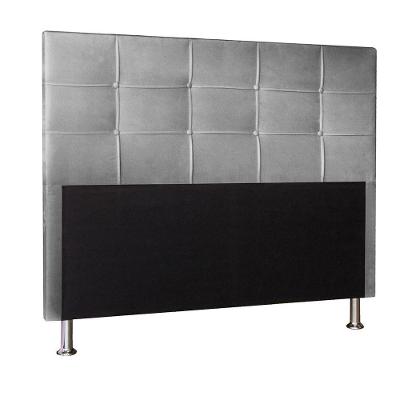 Cabeceira Queen 1,60m Roma Suede - Pallazio Cor Cinza
