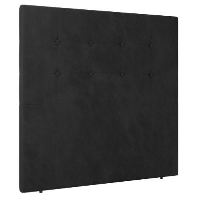 Cabeceira Cama Box Casal Queen Size Luana 160cm Veludo Preto