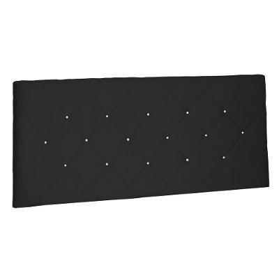 Cabeceira Painel Estofada Box Casal Queen Tânia 160cm Preto