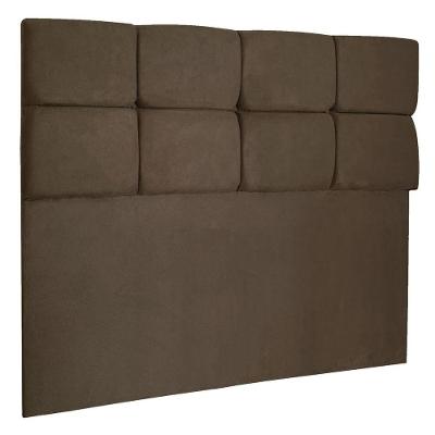 Cabeceira Queen 1,60m Nina Suede - Pallazio Cor Marrom