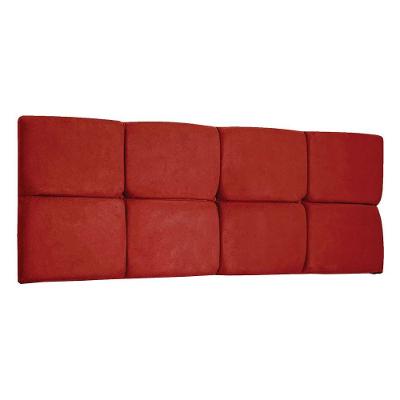 Cabeceira Painel Queen 1,60m Nina Suede - Pallazio Cor Vermelho
