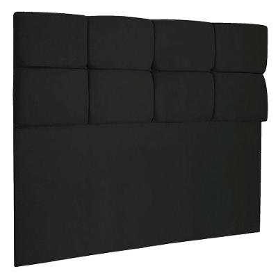 Cabeceira Queen 1,60m Nina Suede - Pallazio Cor Preto