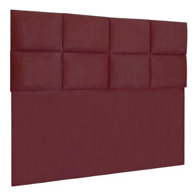 Cabeceira Modulada Queen 1,60m Lorena Suede Cor Marsala