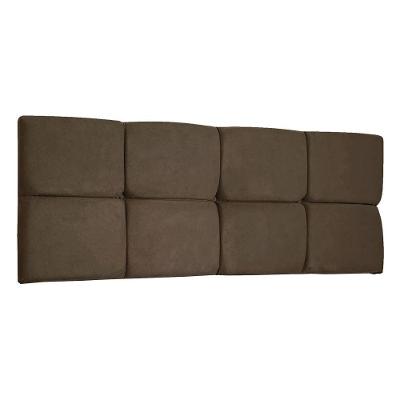 Cabeceira Painel Queen 1,60m Nina Suede - Pallazio Cor Marrom