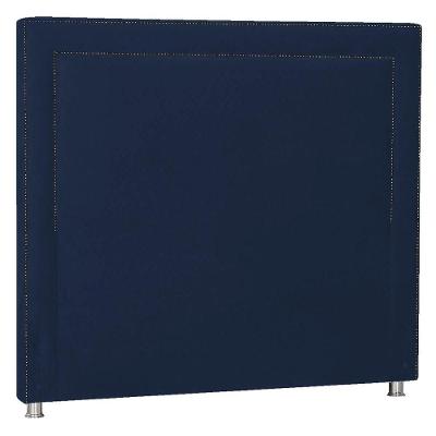 Cabeceira Queen P04 160 Cm Suede Azul Marinho Tca 948