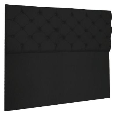 Cabeceira Capitonê Queen 1,60m Jade Suede Cor Preto
