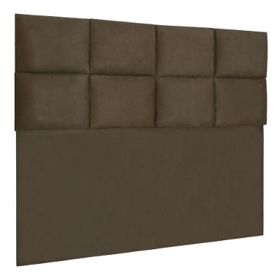 Cabeceira Modulada Queen 1,60m Lorena Suede Cor Marrom