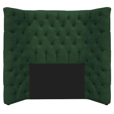 Cabeceira Solteiro Everest P02 90 Cm Para Cama Box Suede - Amarena Móveis Verde