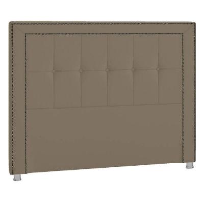 Cabeceira King P04 195 Cm Suede Marrom Claro Tca 945