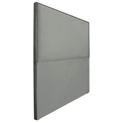 Cabeceira Casal 140 Cm Cama Box Corano Cinza