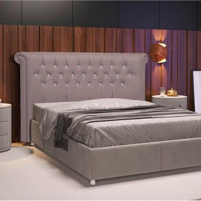 Cabeceira Solteiro Brescia P04 90 Cm Suede Rosê Tca 949