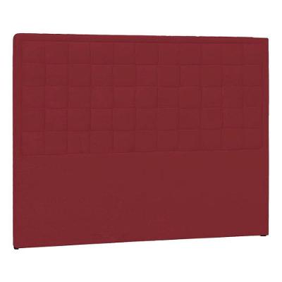 Cabeceira Solteiro Palermo P04 100 Cm Suede Vermelho Tca 53