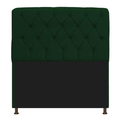 Cabeceira 140Cm Solteiro Suede Verde