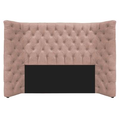 Cabeceira Casal Everest P02 140cm Para Cama Box Suede - Doce Sonho Móveis Rosê