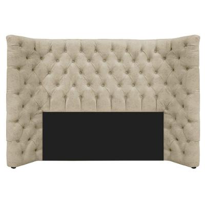 Cabeceira Casal Everest P02 140cm Para Cama Box Corano - Doce Sonho Móveis Bege