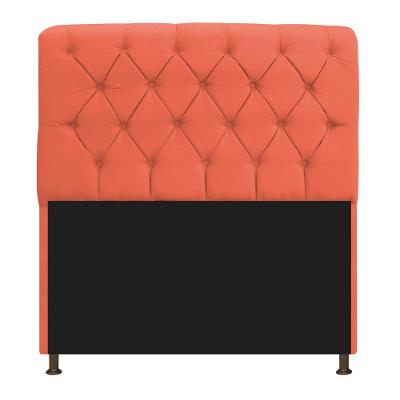 Cabeceira 140Cm Solteiro Suede Terracota