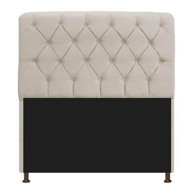Cabeceira 140Cm Solteiro Suede Bege