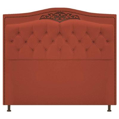 Cabeceira Yasmim 195Cm King Size Suede Terracota