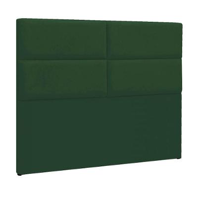 Cabeceira Solteiro Berlim P04 90 Cm Suede Verde Tca 947