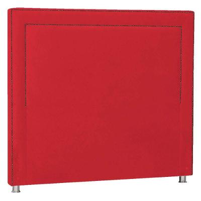 Cabeceira Solteiro Moscou P04 90 Cm Suede Vermelho Tca 53